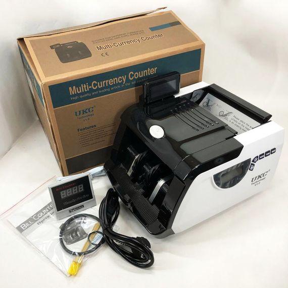 Счетная машинка для денег, счетчик банкнот Bill Counter GR-6200 c YS-553 детектором UV