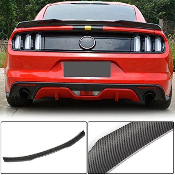 Спойлер V4 (Карбон) для Ford Mustang 2015-2023 гг | Зображення 5