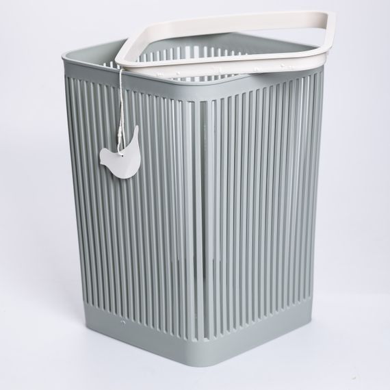 Кошик для сміття пластиковий в офіс для паперу 22×22×30 (см) кошик під сміття 8 (л) відро для сміття Зелений HP-45-9GR | Зображення 1