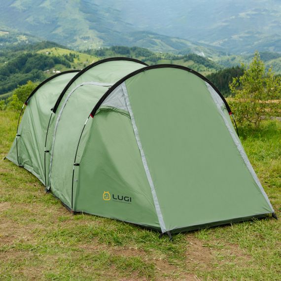 Намет туристичний з тентом 4 х місний кемпінг для риболовлі для туризму водонепроникна | Зображення 3