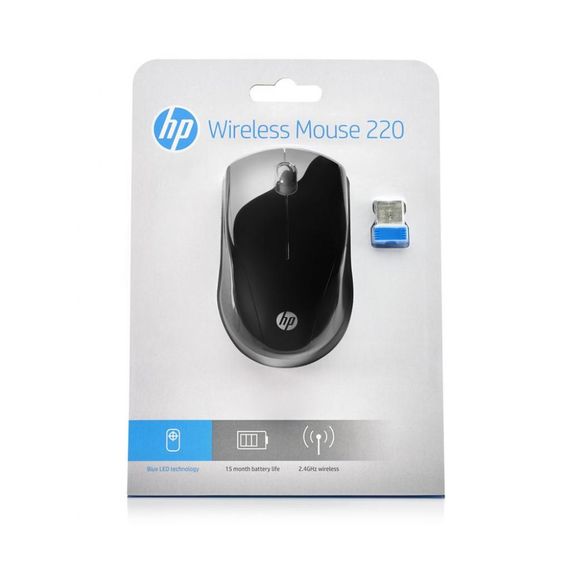 Мишка HP 220 Black (3FV66AA) | Зображення 2