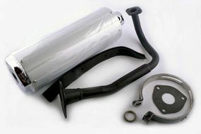 Глушник 4T  скутер GY6 50 (+ коліно, прокладки)