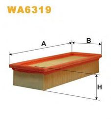 Фільтр повітряний ROVER WA6319AP138 (вир-во WIX-FILTERS UA) WIX FILTERS WA6319 на ROVER 800 (XS)