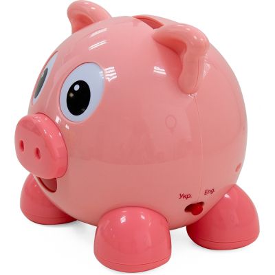 Развивающая игрушка Kiddi Smart Интерактивная обучающая игрушка Smart-Копилочка украинский и английский язык (208441) | Зображення 7