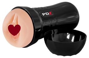 Мастурбатор Вагіна в чорній колбі Pipedream PDX Extreme Wet Pussies, що самозмазується Sex Aura