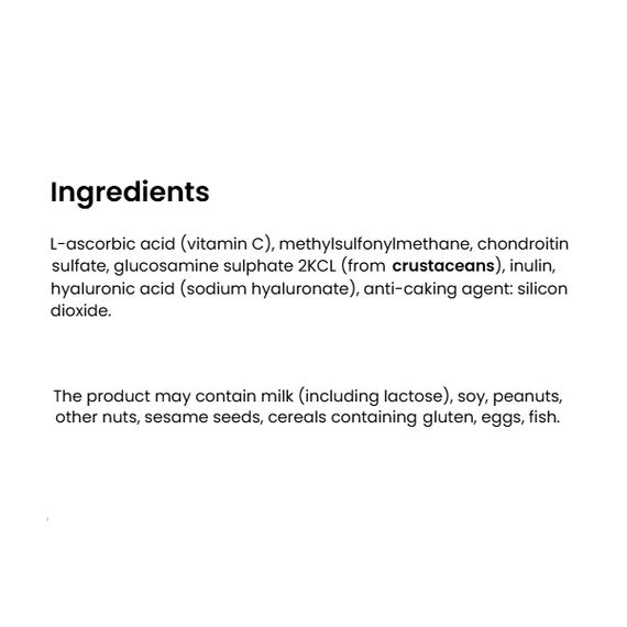 Хондропротектор (для спорта) OstroVit Glucosamine+MSM+Chondroitin Powder 150 g /60 servings/ Natural | Зображення 1