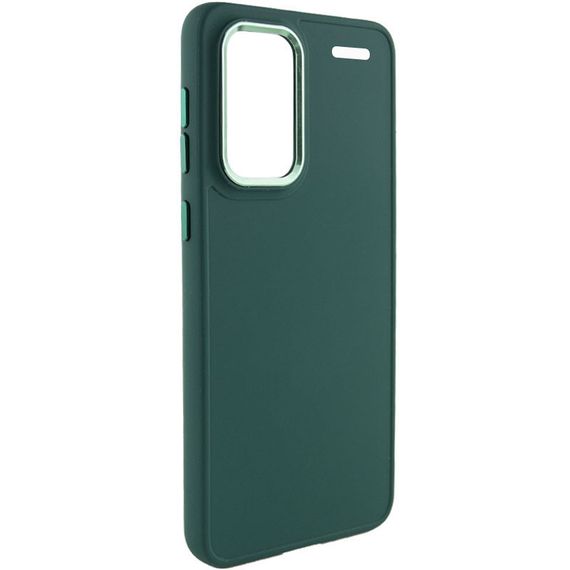 TPU чохол Bonbon Metal Style для Xiaomi Redmi Note 13 Pro+ Зелений / Army green | Зображення 1