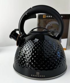 Чайник із свистком Edenberg EB-8854-Black 3 л чорний