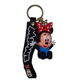 Брелок C 68172 "MICKEY/MINNIE" Цена за 1 шт (6900067681720) Черный