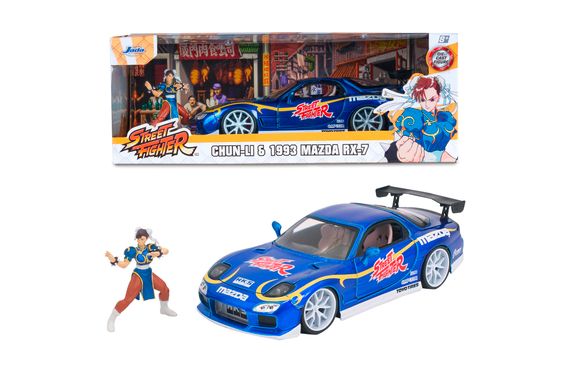 Игровая металлическая машинка Street fighter Мазда RX-7 с Чан-ли | Зображення 5