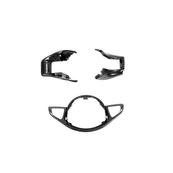 Накладка на кермо (Карбон) для Mercedes C-сlass W205 2014-2021 рр | Зображення 3