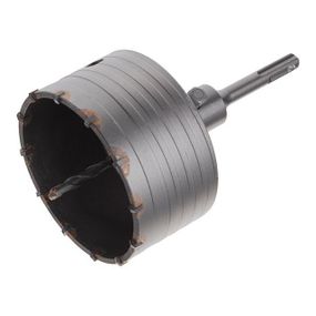 Комплект: свердло корончасте для бетону 105 мм + перехідник SDS Plus 100 мм INTERTOOL SD-71051