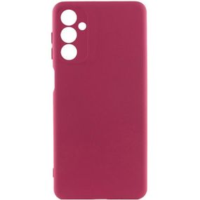 Чехол Silicone Cover Ummi Lakshmi Full Camera (AA) для Samsung Galaxy A04s Бордовый / Marsala