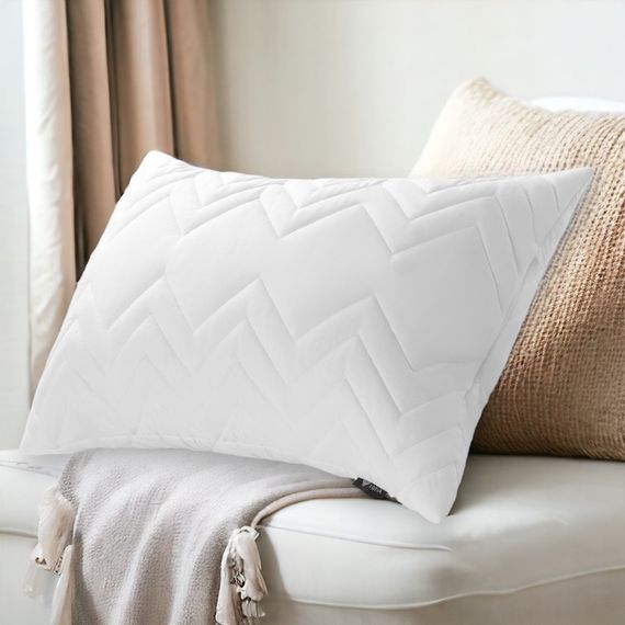 Подушка NORDIC COMFORT+ IDEIA 40х60 см з блискавкою біла (8-34693*001) | Зображення 6