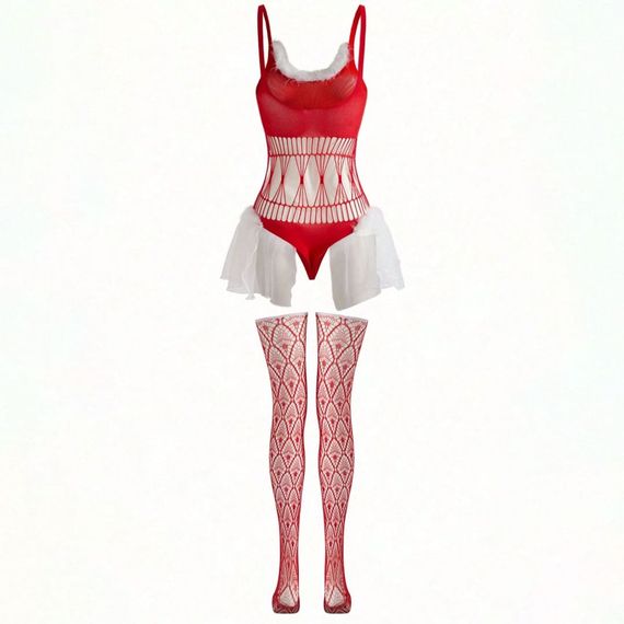 Новорічний ігровий костюм Babydoll 48 Червоний 62978 | Зображення 7