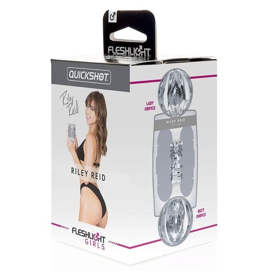 Мастурбатор Fleshlight Quickshot Riley Reid, компактний, чудово для пар і мінету | Зображення 5