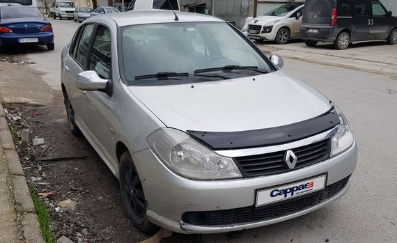 Дефлектор капоту (EuroCap) для Renault Symbol 2008-2013 рр | Зображення 6
