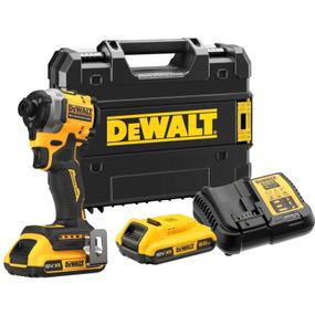 Шуруповерт DeWALT ударный 18 В XR Li-Ion, 2x2Ah, 206 Нм, 2 Аг, 3250 об/мин, TSTAK (DCF850D2T)