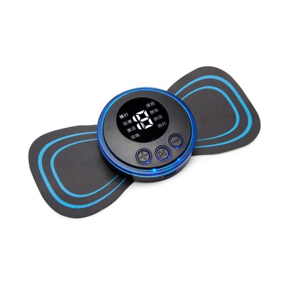 Імпульсний масажер міостимулятор EMS / Електростимулятор для м'язів / Масажер метелик | Зображення 2