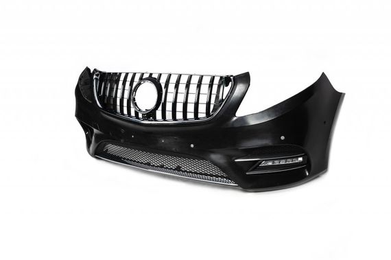 Передняя решетка GT Chrome (для Vito W447) для Mercedes Vito / V W447 2014-2024 гг | Зображення 1