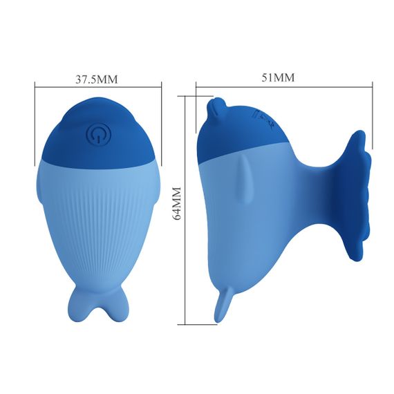 Вібростимулятор PRETTY LOVE Dolphin – Blue Sex Aura | Зображення 4