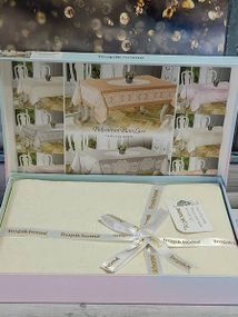 Скатерть Tropik home ROYAL 150-220см Жаккард Хлопок
