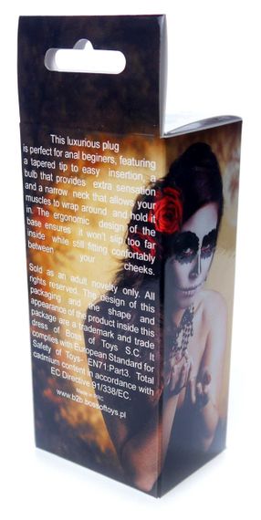 Анальний затор Boss Series - Jewellery Red Gold PLUG Light Blue S, BS6400113 sexstyle | Зображення 7