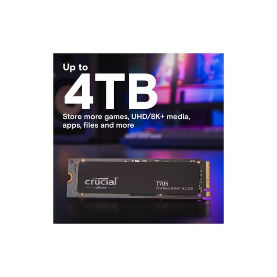 Накопичувач SSD M.2 2280 4TB T705 Micron (CT4000T705SSD3) | Зображення 2
