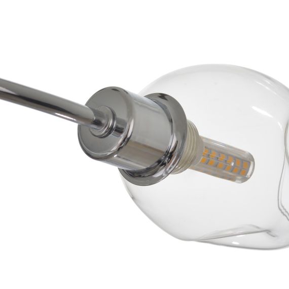 Люстра потолочная галогенная в спальню G9 60W CH (LK-659C/6) | Зображення 1