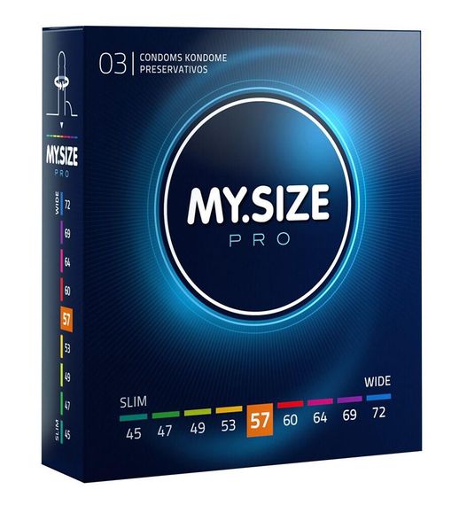 Презервативи MY.SIZE (57 мм) 3 шт Sex Aura