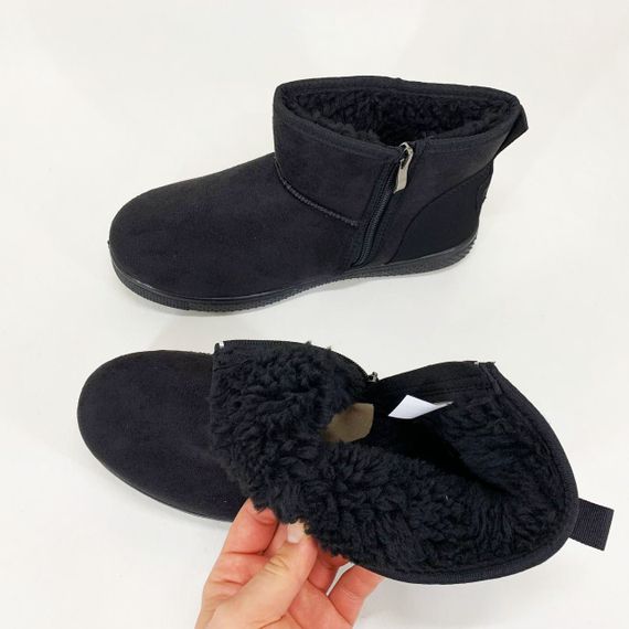 Бабушці бурки жіночі, Жіночі калоші піна на хутрі, Бурки бабуші повсть Утеплені хутром JN-81 | Зображення 4