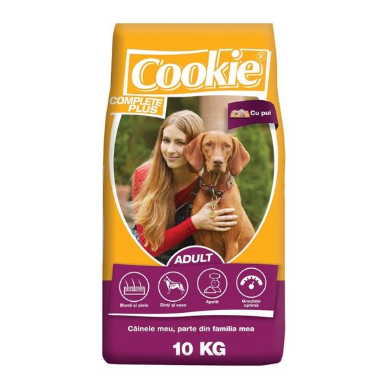 Корм Cookie with Chicken сухой с курицей для взрослых собак 10 кг