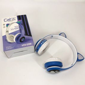 Наушники для детей беспроводные Cat VZV 23M | Детские наушники с ушками | Блютуз наушники KJ-851 с ушками