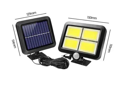 Уличный светильник на солнечной батарее solar street BK128-4COB | Зображення 1