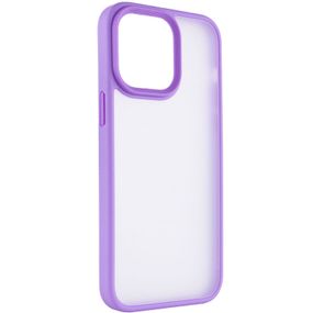 TPU+PC чехол Metal Buttons для Apple iPhone 13 Pro (6.1") TPU+PC, Сиреневый