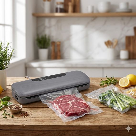 Вакуумний пакувальник продуктів Sokany SK-13031, 130 Вт/ Потужний вакууматор/Вакумінний пакувальник | Зображення 3