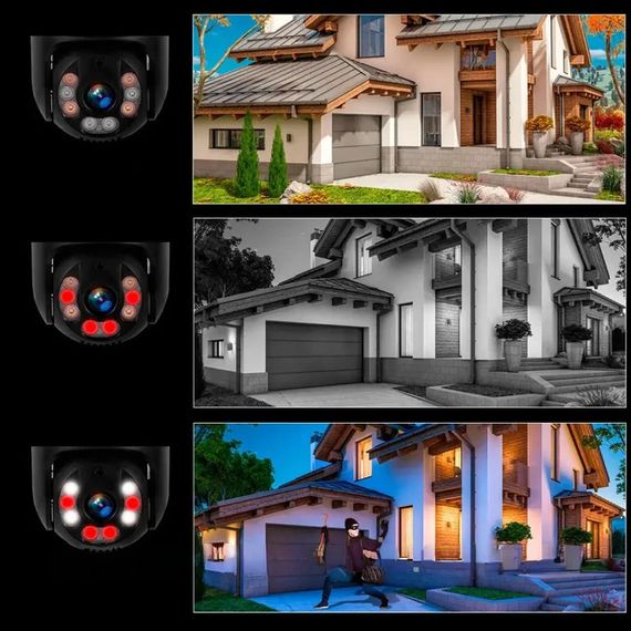 Система відеоспостереження на 2 камери з датчиками руху, Full HD 1080P, XPRO, Dvr kit 4 ch (234573899_5310) | Зображення 2