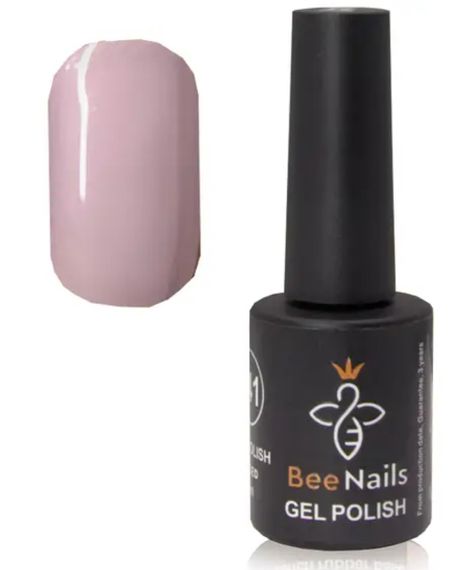 Гель-лак для нігтів Bee Nails 136 (персик з капучино) 8мл | Зображення 1
