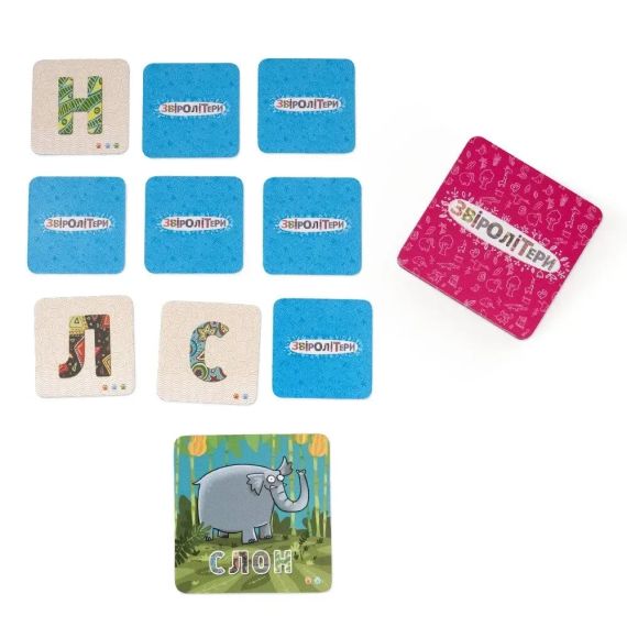 Настольная игра Зверобуквы (на украинском) | Зображення 3