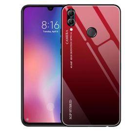 Чехол бампер Primo Gradient Glass для Huawei P Smart 2019 / Honor 10 Lite - Red