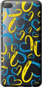 Чехол на HTC Desire 12 Plus Сердца UA "5292u-1485-17620"
