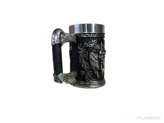 Кружка Чашка 3D Меч в Черепе 500ml