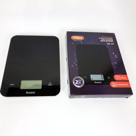 Весы кухонные MAGIO MG-781 водонепроницаемые, кухонные весы для взвешивания продуктов, весы пищевые | Зображення 6