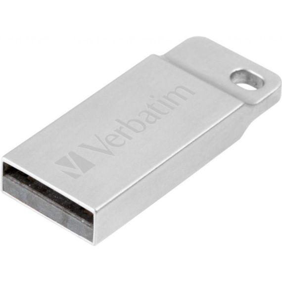 USB флеш накопичувач Verbatim 64GB Metal Executive Silver USB 2.0 (98750) | Зображення 1