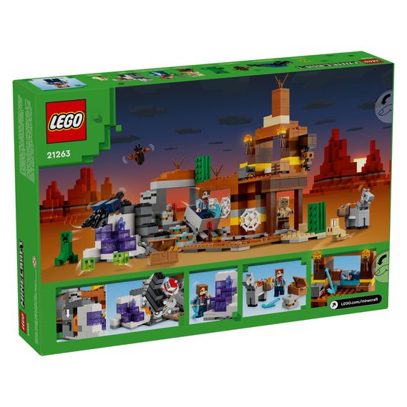Конструктор LEGO Minecraft Покинута шахта у безплідних землях (21263) | Зображення 7