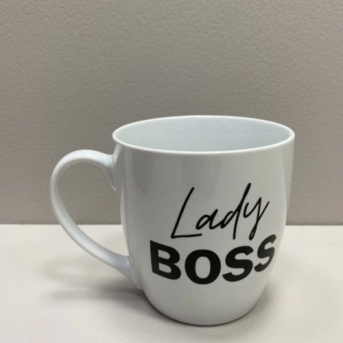 5098 Чашка  500 мл  Lady boss black + подарункова  коробка  Kvarta (9шт/уп) | Зображення 2