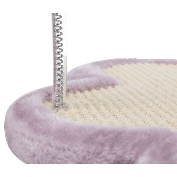 Дряпка-стовпчик Trixie для кошенят Лапка з іграшками сизаль/плюш бузкова 40х38х50 см | Зображення 3