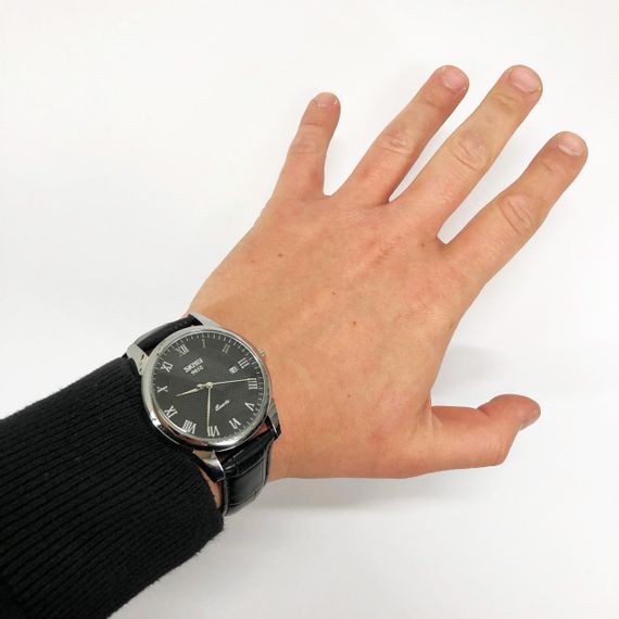 Мужские часы с шикарным внешним видом SKMEI 9058LSIBKBK, Часы мужские в строгом стиле VX-29 | Зображення 5