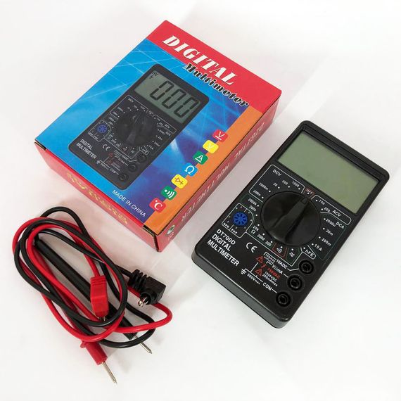 Тестер для электрика Digital Tech DT700D, Мультиметр тестер вольтметр, YQ-862 Тестеры электроизмерительные | Зображення 3