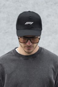Кепка бейсболка тракер Without з принтом F1White Black